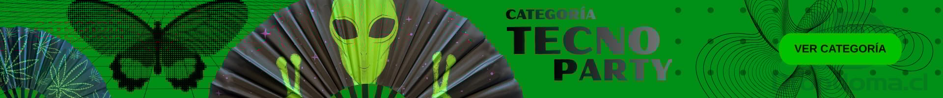 Banner de ofertas en abanicos