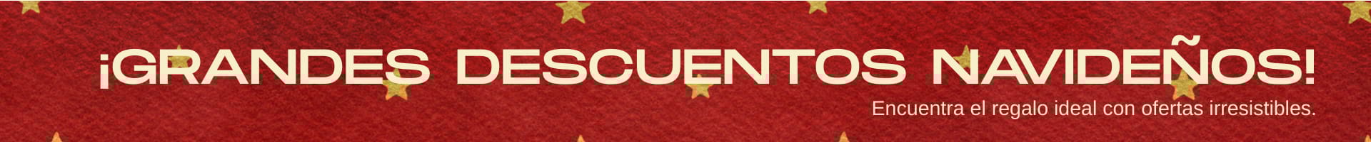 Banner Grandes decuentos Navideños