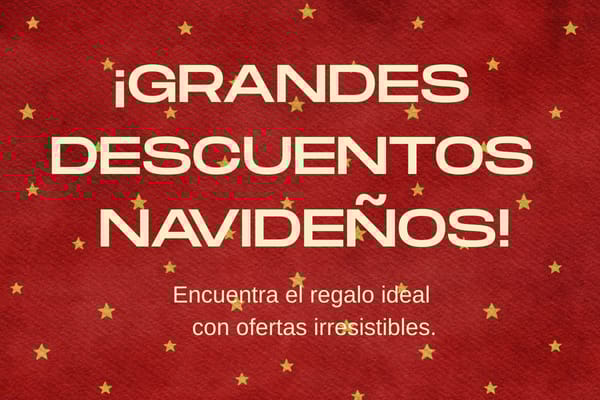 Banner Grandes decuentos Navideños