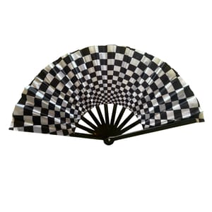 Abanico Cubo Retorcido Negro